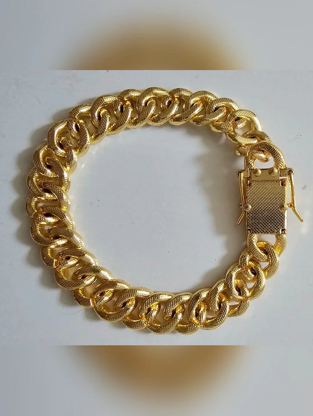 Luxury Gold Cuban Link Cat Collar 22cm Crystal Rhinestone Bling Pet Necklace